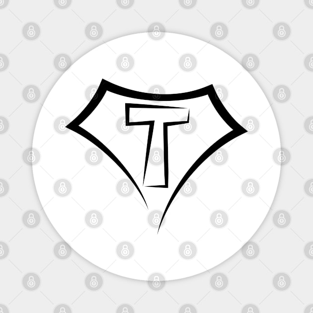 Super letter T Magnet by Florin Tenica